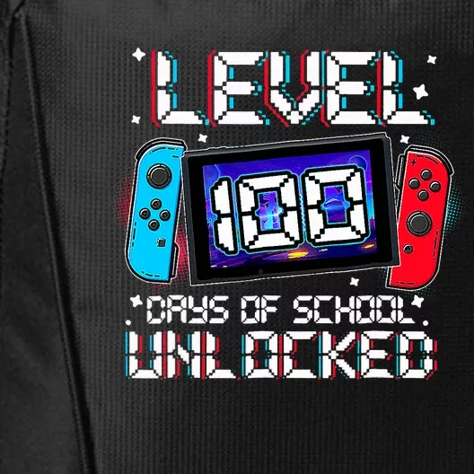 Level 100 Days Of School Unlocked Gamer Video Games City Backpack