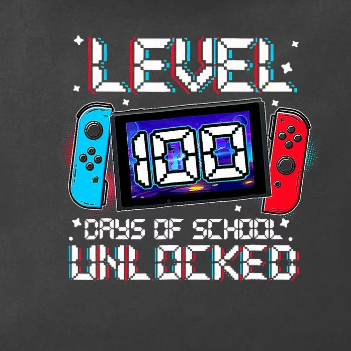 Level 100 Days Of School Unlocked Gamer Video Games Zip Tote Bag