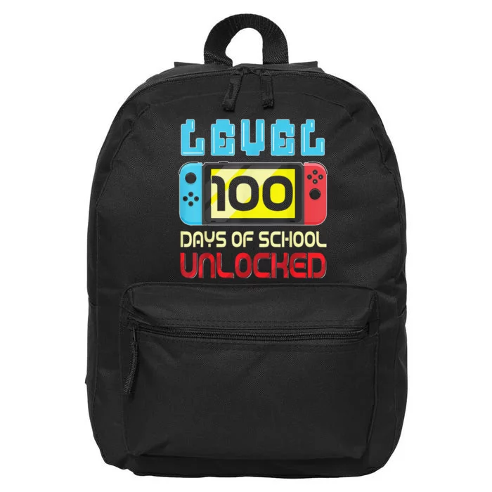 Level 100 Days Of School Unlocked Gamer Video Games 16 in Basic Backpack