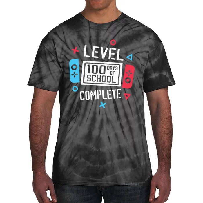 Level 100 Days Of School Tie-Dye T-Shirt