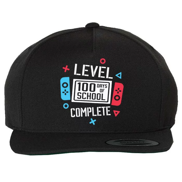 Level 100 Days Of School Wool Snapback Cap