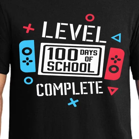 Level 100 Day Of School Completed Back To School Game Controller Pajama Set