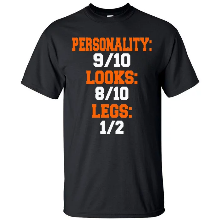 Legs 12 Funny Leg Amputee Prosthetic Surgery Humor Graphic Tall T-Shirt