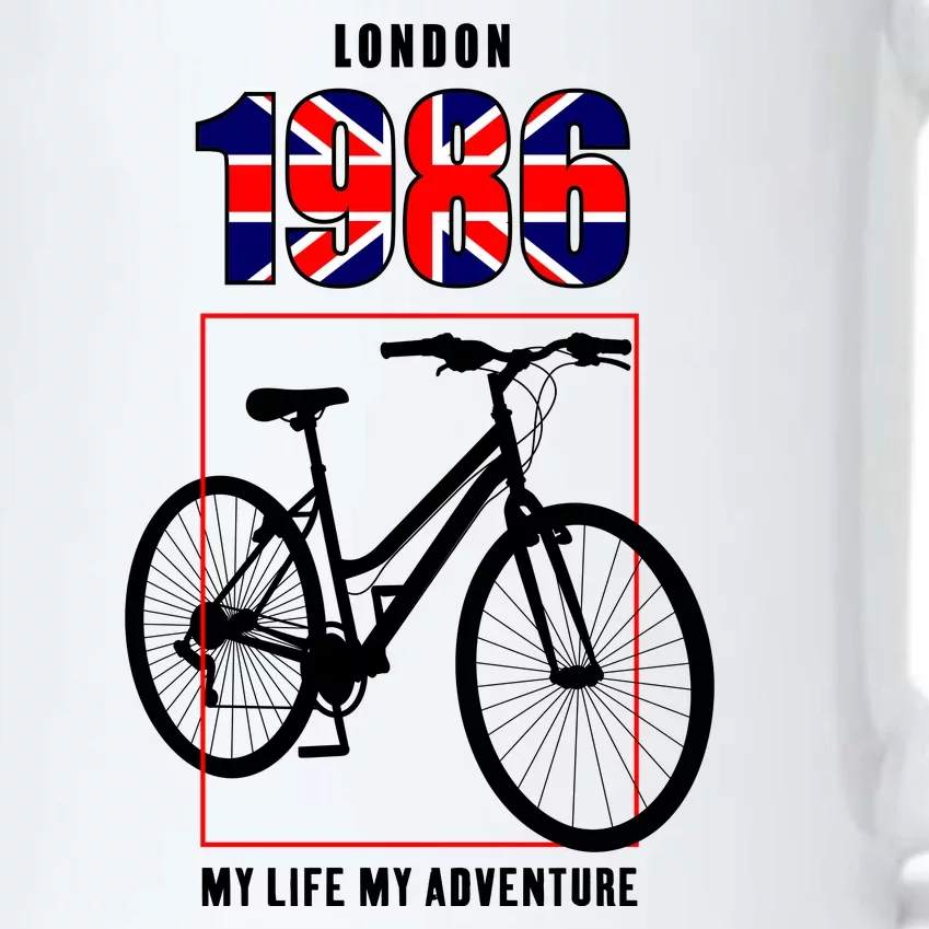 London 1986 My Life My Adventure Black Color Changing Mug