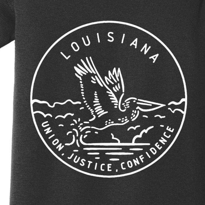 Louisiana 1812 State Of Louisiana Baby Bodysuit