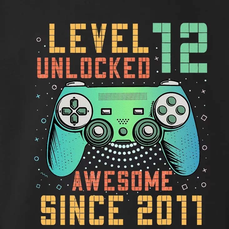 Level 12 Unlocked 12th Birthday 12 Year Old Boy Gifts Gamer Toddler Hoodie