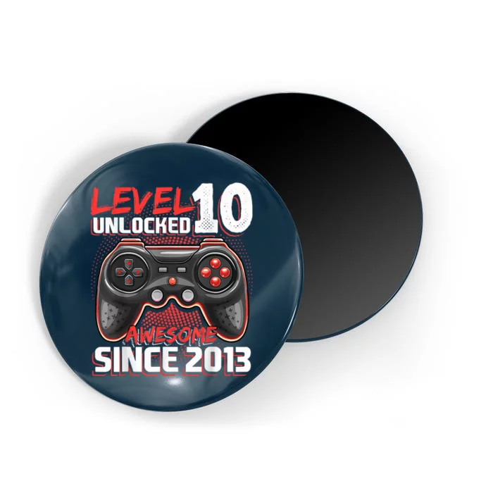 Level 10 Unlocked Awesome 2013 Video Game 10th Birthday Boy Magnet