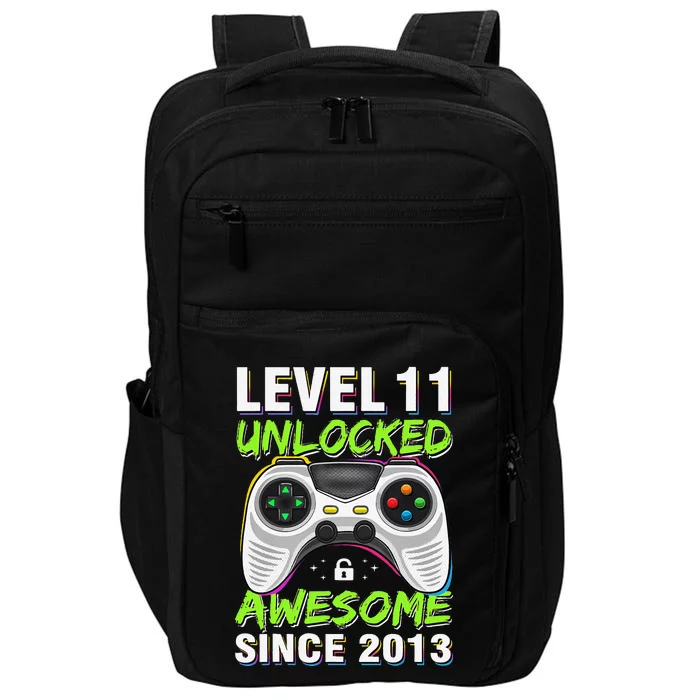 Level 11 Unlocked Awesome Since 2013 11th Birthday Gaming Impact Tech Backpack