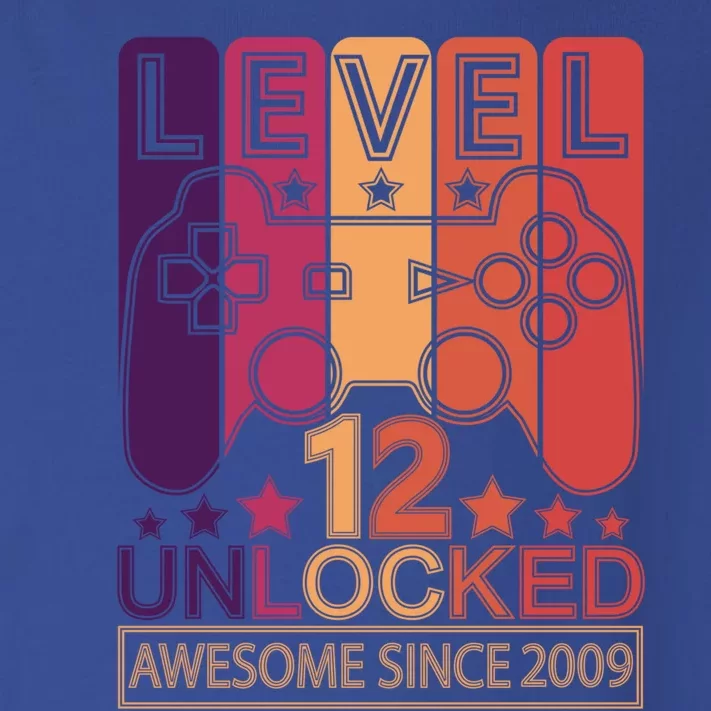 Level 12 Unlocked Awesome Since 2009 Gamer Gift Toddler Long Sleeve Shirt