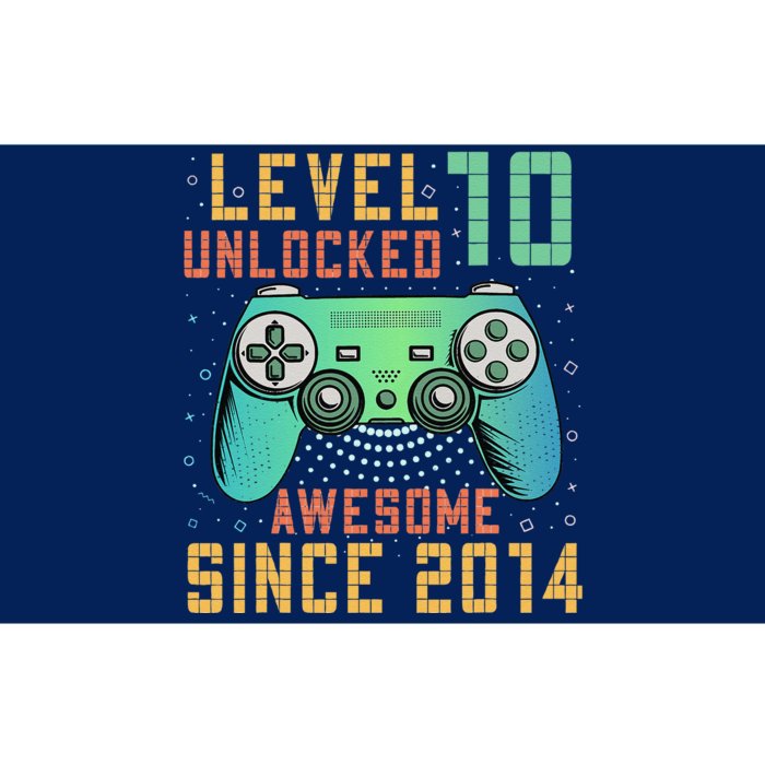 Level 10 Unlocked 10th Birthday 10 Year Old Gifts Gamer Bday Bumper Sticker