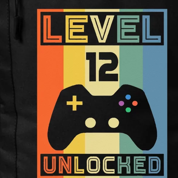 Level 12 Unlocked Video Gamer 12th Birthday Gaming Gift Daily Commute Backpack