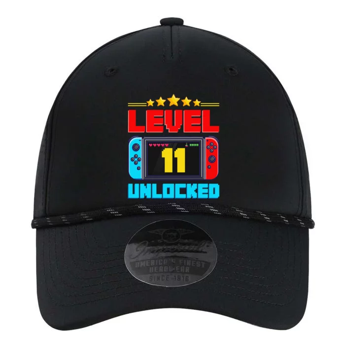 Level 11 unlocked Gamer 11th Birthday Gift Video Game lovers Performance The Dyno Cap