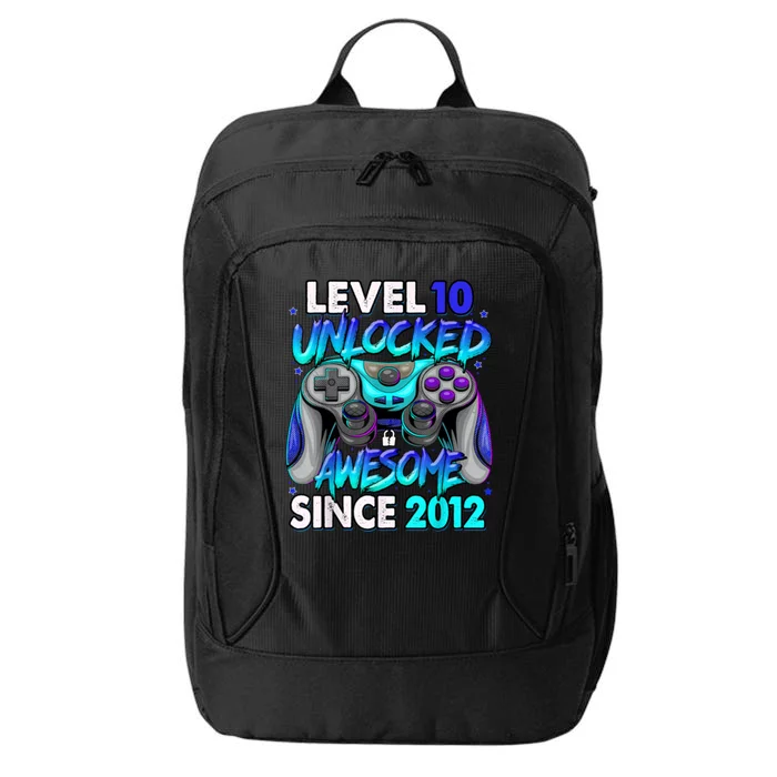 Level 10 Unlocked Awesome Since 2012 10th Birthday City Backpack