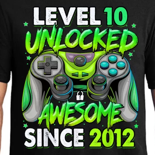 Level 10 Unlocked Awesome 2012 Video Game 10th Birthday Pajama Set