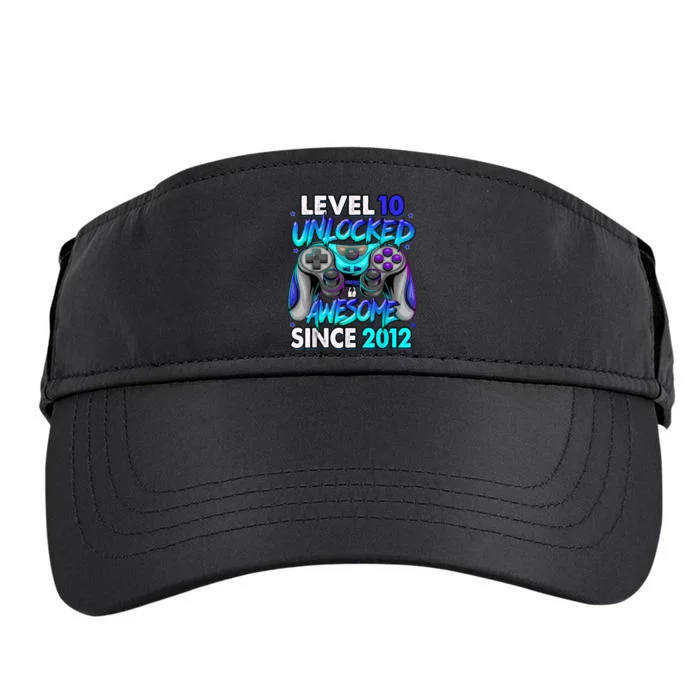 Level 10 Unlocked Awesome 2012 Cute 10th Birthday Adult Drive Performance Visor