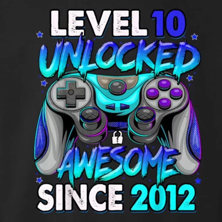 Level 10 Unlocked Awesome 2012 Cute 10th Birthday Toddler Hoodie