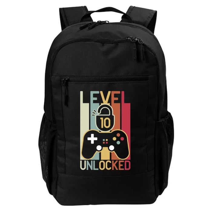 Level 10 Unlocked Birthday Gift Vintage Retro Daily Commute Backpack