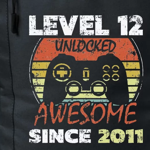 Level 12 Unlocked Awesome Since 2011 12th Birthday Gaming Daily Commute Backpack