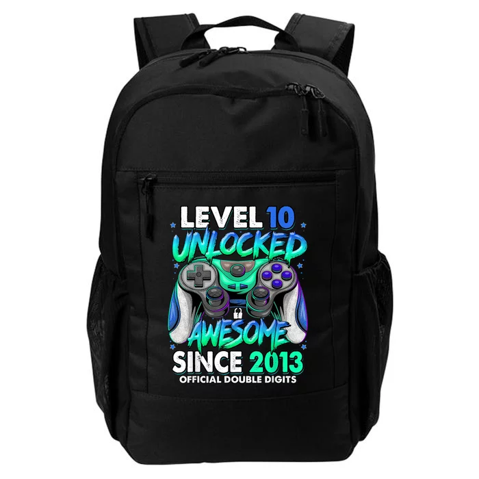 Level 10 Unlocked Awesome Since 2013 10th Birthday Gaming Daily Commute Backpack