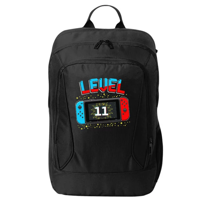 Level 11 Unlocked Gamer 11th Birthday Gift Video Game Lovers City Backpack