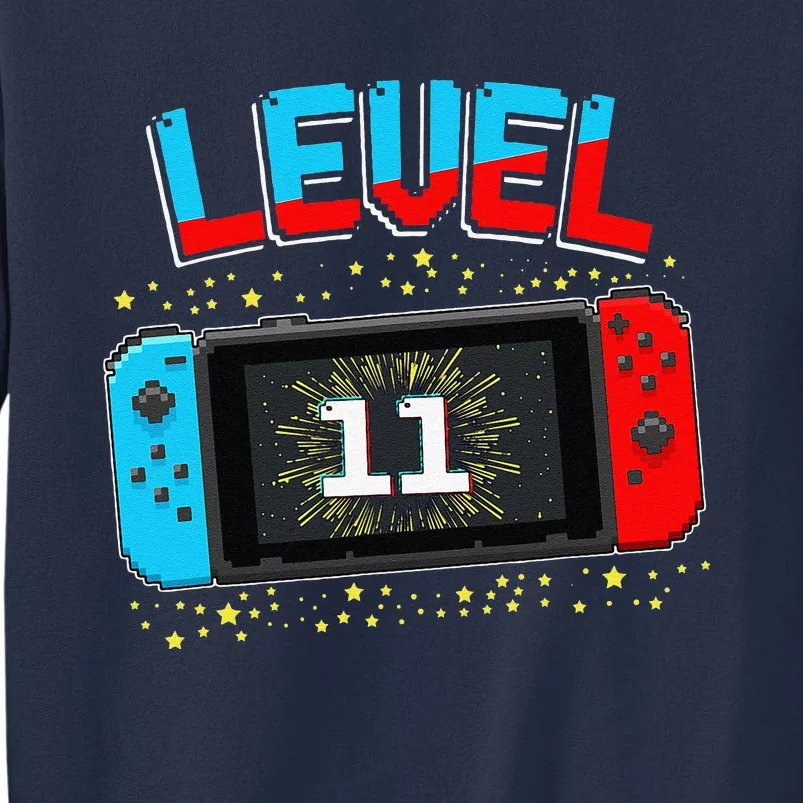 Level 11 Unlocked Gamer 11th Birthday Gift Video Game Lovers Sweatshirt