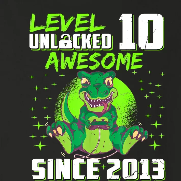 Level 10 Unlocked Awesome Since 2013 10th Birthday Gaming Toddler Long Sleeve Shirt