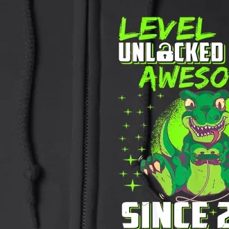 Level 10 Unlocked Awesome Since 2013 10th Birthday Gaming Full Zip Hoodie