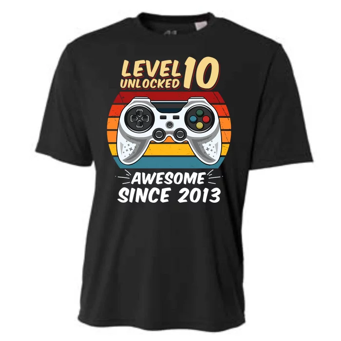 Level 10 Unlock Awesome Since 2013 Cooling Performance Crew T-Shirt