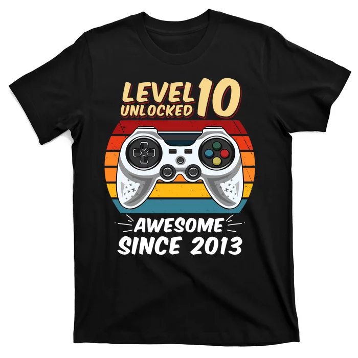 Level 10 Unlock Awesome Since 2013 T-Shirt