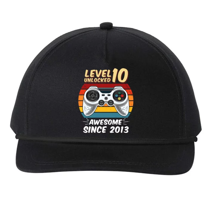 Level 10 Unlock Awesome Since 2013 Snapback Five-Panel Rope Hat