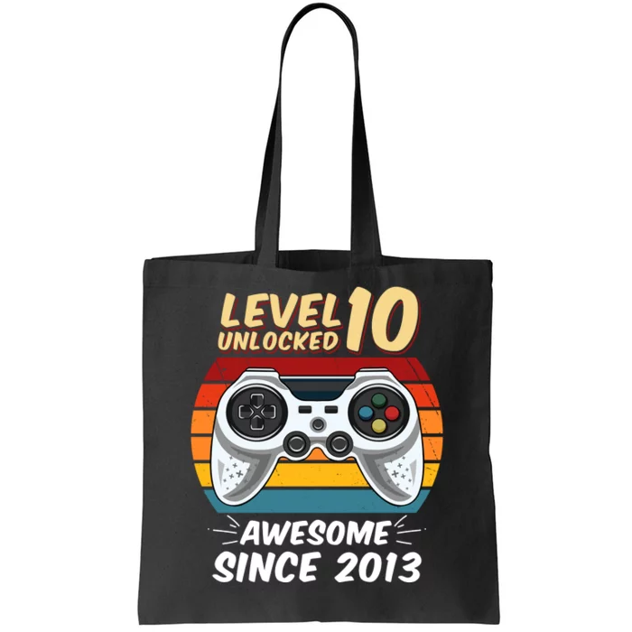 Level 10 Unlock Awesome Since 2013 Tote Bag