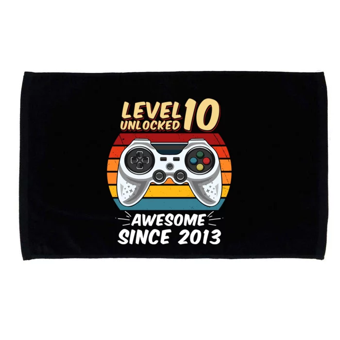 Level 10 Unlock Awesome Since 2013 Microfiber Hand Towel