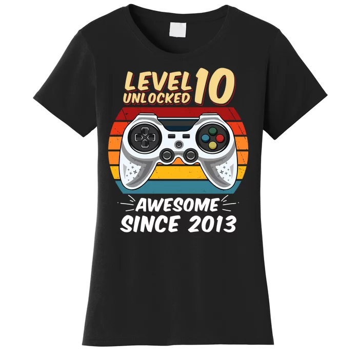 Level 10 Unlock Awesome Since 2013 Women's T-Shirt