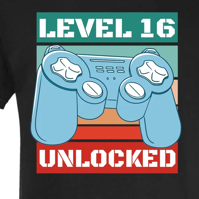 Level 16 Unlocked Gaming Retro Garment-Dyed Heavyweight T-Shirt