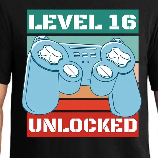 Level 16 Unlocked Gaming Retro Pajama Set