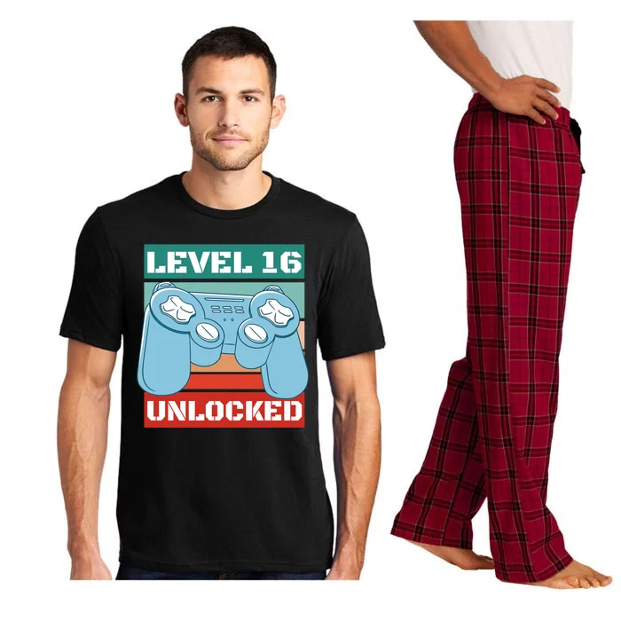 Level 16 Unlocked Gaming Retro Pajama Set