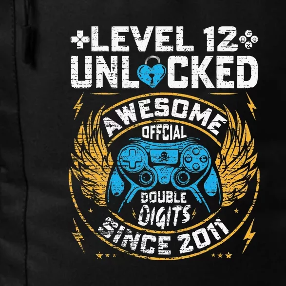 Level 12 Unlocked Since 2011 12nd Birthday Gaming Daily Commute Backpack