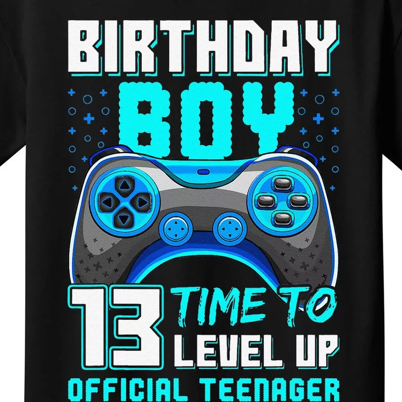 Level 13 Unlocked Video Game 13th Birthday Teenager Kids T-Shirt