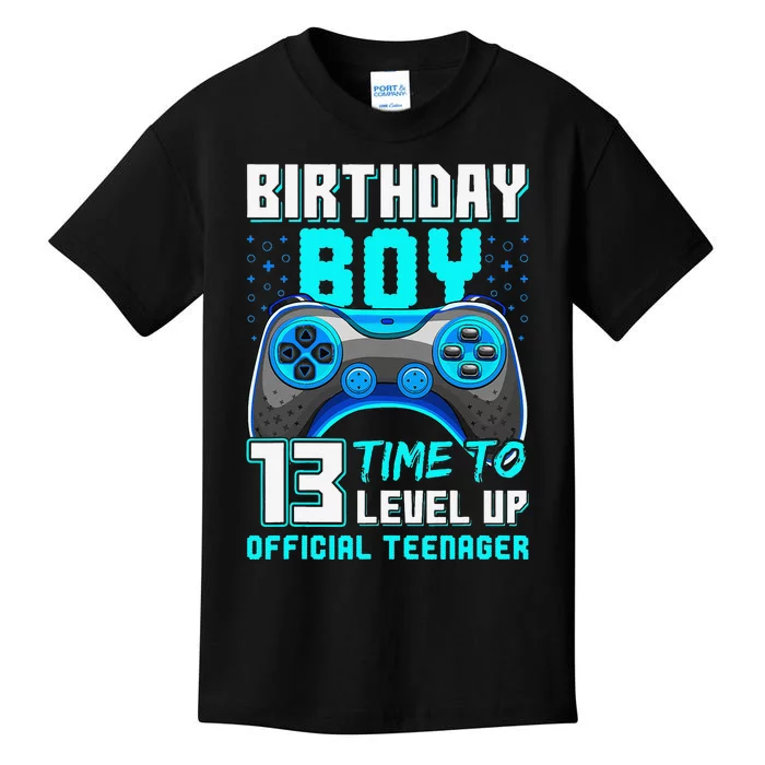 Level 13 Unlocked Video Game 13th Birthday Teenager Kids T-Shirt