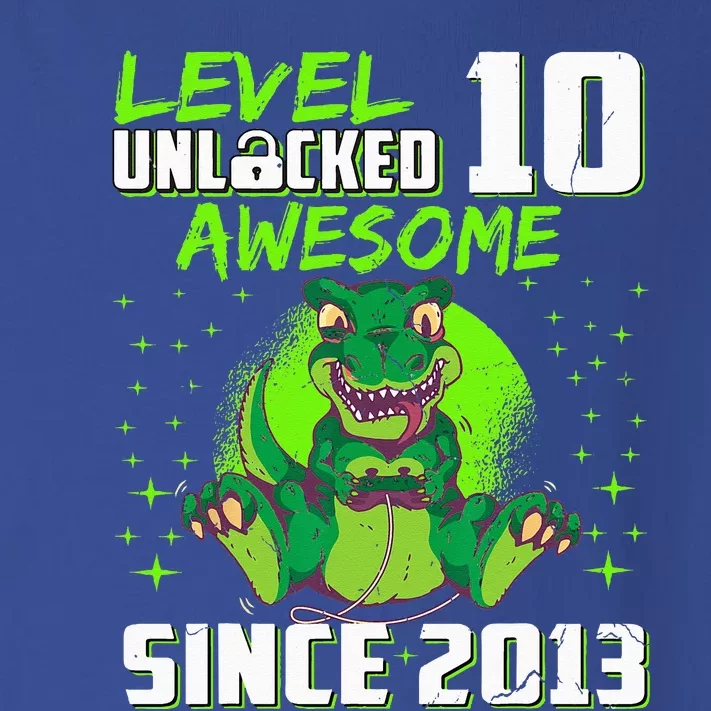 Level 10 Unlocked Awesome Since 2013 10th Birthday Gaming Toddler Long Sleeve Shirt