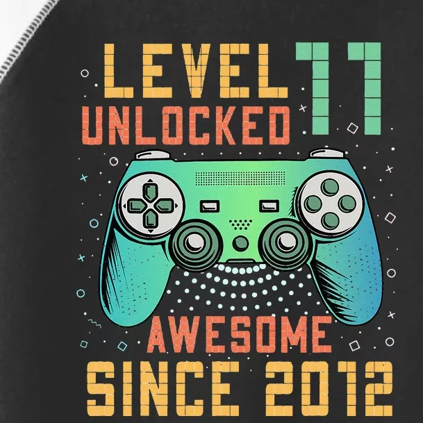 Level 11 Unlocked 11th Birthday 11 Year Old Boy Gifts Gamer Toddler Fine Jersey T-Shirt