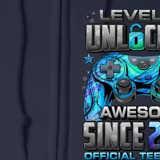 Level 13 Unlocked Awesome Since 2010 13th Birthday Gaming Full Zip Hoodie