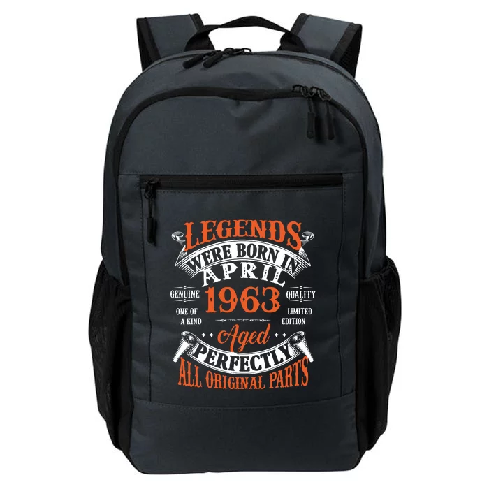 Legend 1963 Vintage 60th Birthday Born In april 1963 Daily Commute Backpack