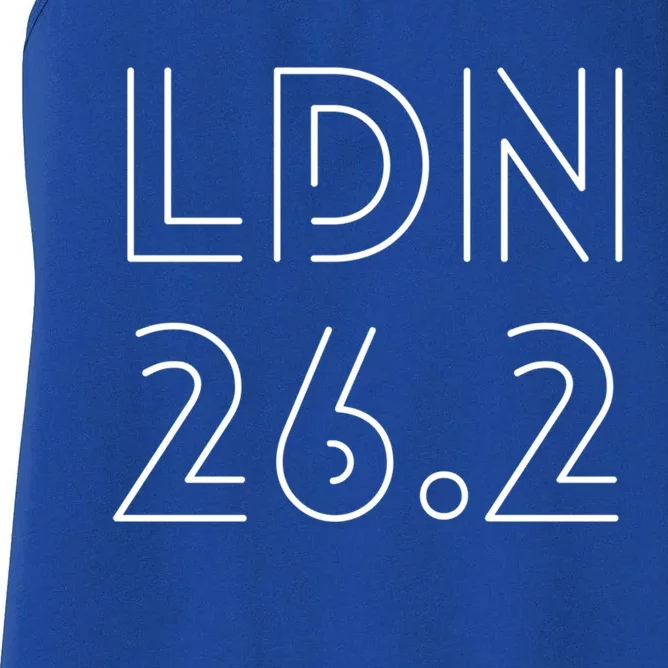 London 26 2 Marathon Gift Women's Racerback Tank