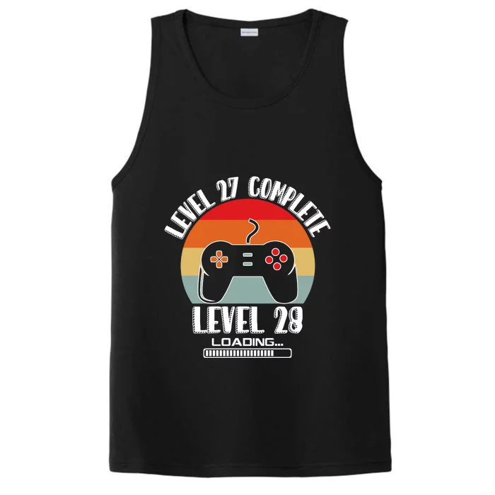 Level 27 Complete Level 28 Loading Vintage Birthday Video Game Performance Tank