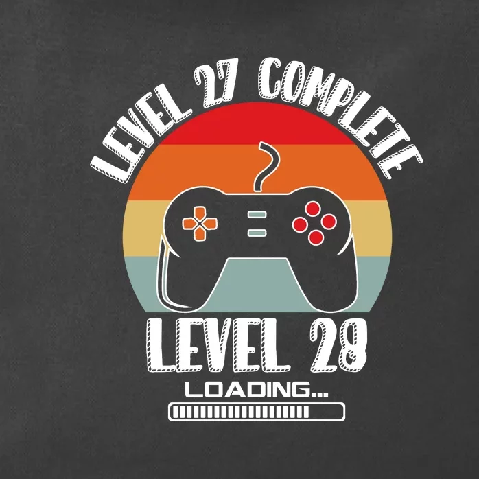 Level 27 Complete Level 28 Loading Vintage Birthday Video Game Zip Tote Bag