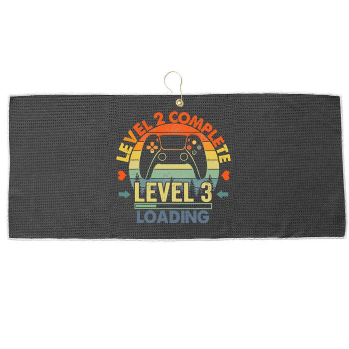 Level 2 Complete 2 Anniversary Gift 2nd Wedding Anniversary Large Microfiber Waffle Golf Towel