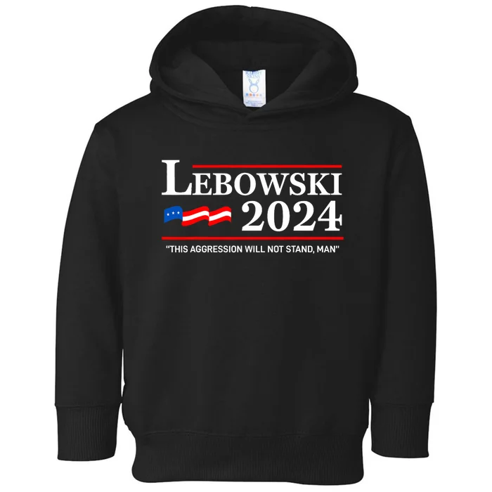 Lebowski 2024 Election Vote Funny Toddler Hoodie