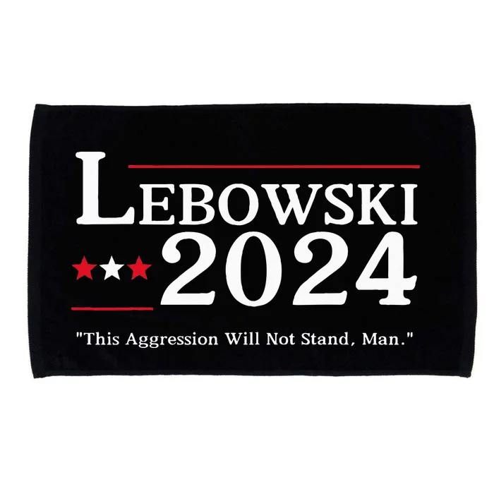 Lebowski 2024 Election Vote Funny Microfiber Hand Towel