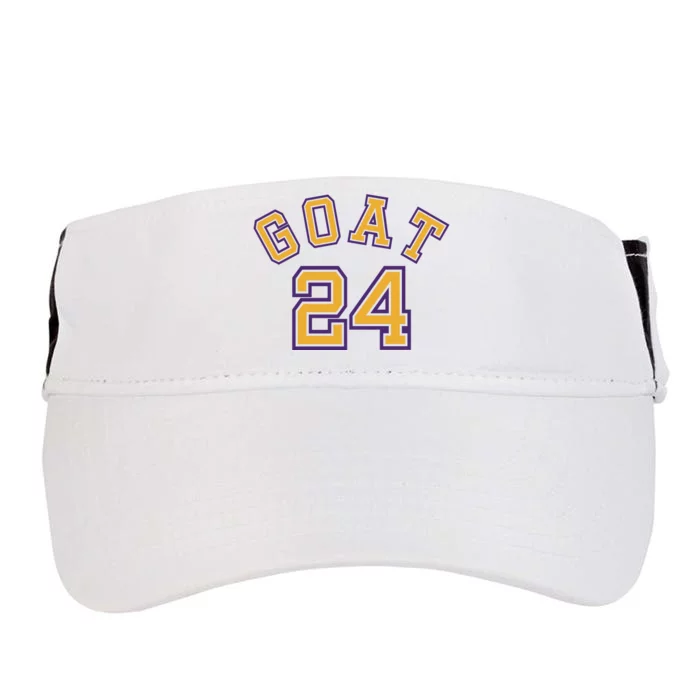 Kobe 24 Goat Jersey Los Angeles Basketball Team Adult Drive Performance Visor